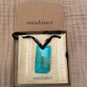 Sundance Turquoise Pendant Necklace